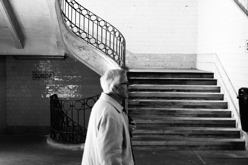 monte-escalier à Blois